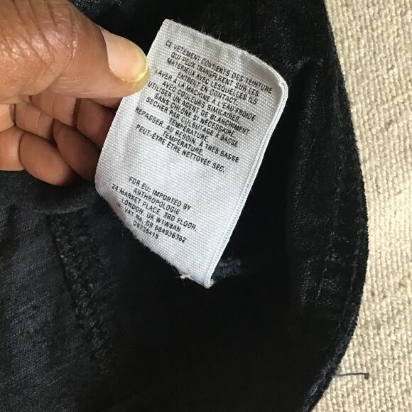 Anthropologie Pilcro and the letterpress velvet Jean  jacket size Large EUC - Picture 9 of 11